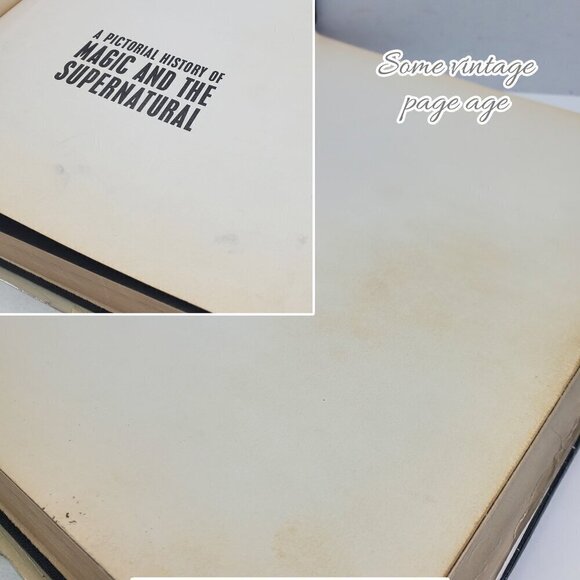 Pictorial History Magic Supernatural Book Bessy HCDJ 1968 (Occult, Witchcraft) - Picture 7 of 12